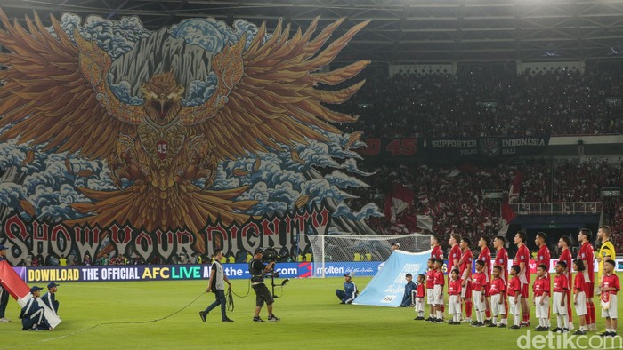 Timnas Indonesia Indonesia berhasil mengalahkan Bahrain 1-0 dalam matchday kedelapan Grup C Kualifikasi Piala Dunia 2026 zona Asia. Ole Romeny menjadi pencetak gol di Stadion Utama Gelaora Bung Karno, Selasa (25/3/2025) malam WIB.