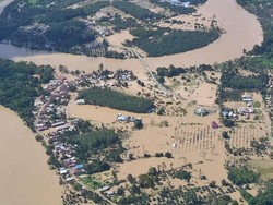 Banjir di Berau Belum Surut, Pemprov Kaltim Kirimkan Bantuan