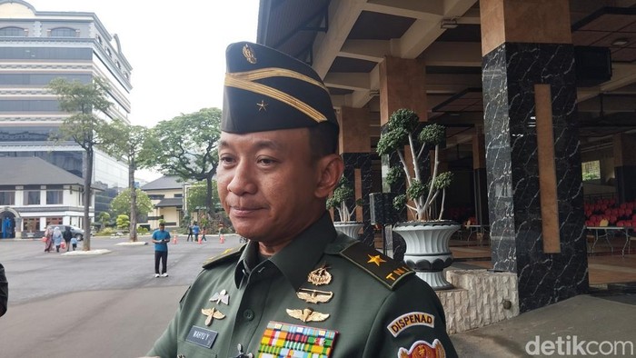 Kadispenad Brigjen Tentara Nasional Indonesia Wahyu Yudhayana (MI Fawdi/detikcom) Kadispenad Brigjen Tentara Nasional Indonesia Wahyu Yudhayana (MI Fawdi/detikcom)
