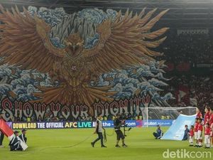 Cerita Aru Ilustrator Garuda Raksasa di Laga Indonesia Vs Bahrain Cerita Aru Ilustrator Garuda Raksasa di Laga Indonesia Vs Bahrain