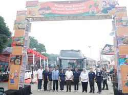 Menaker Lepas Mudik Bersama 11 Ribu Pengusaha Warmindo