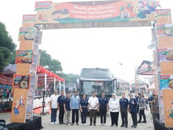 Menaker Lepas Mudik Bersama 11 Ribu Pengusaha Warmindo