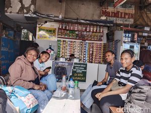 Kala Nona Papua Tak Mau Kalah Ikut Mudik Lebaran