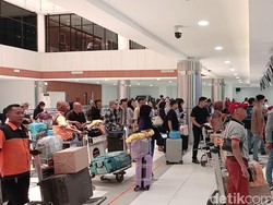 Video Arus Mudik Via Bandara Hang Nadim Batam Alami Penurunan
