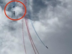 Video: Detik-detik Pesawat Jet Prancis Tabrakan di Udara Saat Latihan