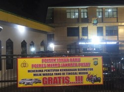 Warga Dipersilakan Titip Kendaraan di Polsek Johar Baru, Mudik Jadi Tenang