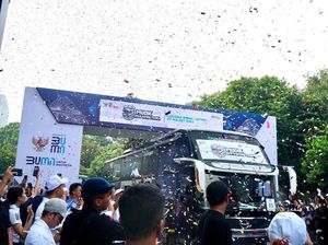 Kala Pemudik Happy Bisa Ikut Mudik Gratis BUMN Kala Pemudik Happy Bisa Ikut Mudik Gratis BUMN