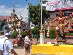 Pawai Ogoh-ogoh di Manado Tampilkan Karakter Ganesha dan Bhuta Kala