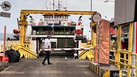 Suasana Pelabuhan Ketapang Banyuwangi Ditutup Selama Nyepi