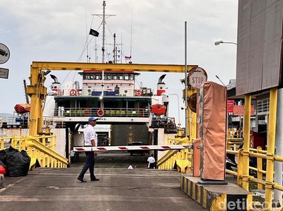 Suasana Pelabuhan Ketapang Banyuwangi Ditutup Selama Nyepi