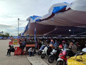 Pemudik Motor di Pelabuhan Ciwandan Sepi Pagi Ini, Meningkat Nanti Malam