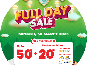 Libur Lebaran! Langsung Meluncur ke Transmart Full Day Sale, Diskon 50% + 20%