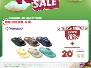 Aneka Sandal-Sepatu Diskon Besar Cuma di Transmart Full Day Sale