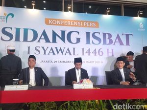 Hasil Sidang Isbat, Pemerintah Tetapkan Idul Fitri 1446 H pada 31 Maret 2025 Hasil Sidang Isbat, Pemerintah Tetapkan Idul Fitri 1446 H pada 31 Maret 2025