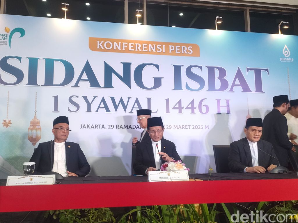 Menag umumkan hasil sidang isbat Idul Fitri 1 Syawal 1446 H