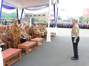 Pemkot Bandar Lampung Gelar Apel Siaga Satgas Idulfitri 1446 H