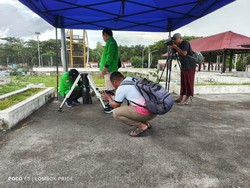 Pakai 3 Teleskop, Hilal 1 Syawal Tak Tampak di Mataram