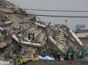 Penampakan Bangunan 33 Lantai Runtuh di Thailand Pascagempa Myanmar