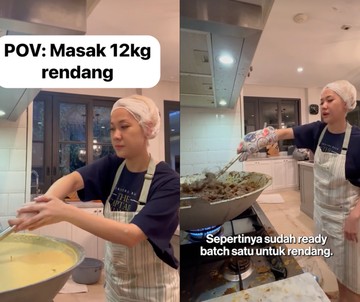 Rendang Daging 12 Kg: Kreasi BCL untuk Hari Raya