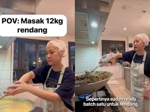 Sambut Hari Raya, BCL Masak Rendang Daging 12 Kg di Rumah Sambut Hari Raya, BCL Masak Rendang Daging 12 Kg di Rumah