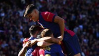 Barcelona juga bisa merebut treble usai memimpin klasemen LaLiga, ke final Copa del Rey, dan ke perempatfinal Liga Champions. (Foto: REUTERS/Albert Gea)