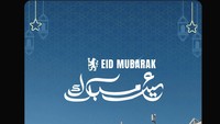 Nuansa Lebaran juga terlihat dalam kartu ucapan Idulfitri dari tim London Biru, Chelsea. (Foto: Twitter)