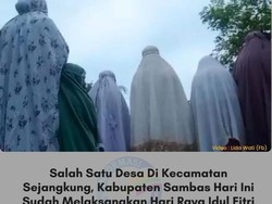 Warga di Sejangkung Salat Id Hari Ini Diviralkan, MUI Sambas Buka Suara