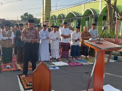 Hapal 21 Juz Al-Quran, Bripda Darell Imami Salat Id di Mapolres Purbalingga