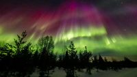 Aurora Terangi Langit Finlandia