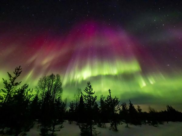 Aurora Terangi Langit Finlandia
