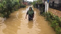 Banjir Saat Idul Fitri di Jambi