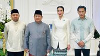 Gaya Menteri Pariwisata Lebaran di Istana, Pancarkan Aura Old Money