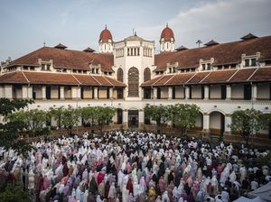 Melihat Salat Idul Fitri Perdana di Lawang Sewu Semarang