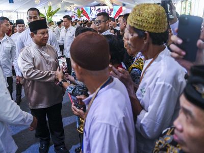 Momen Prabowo Gelar Open House di Istana Kepresidenan Jakarta