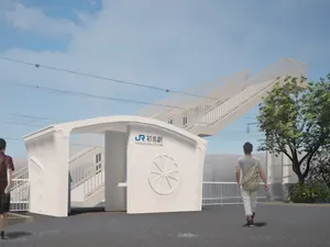 Jepang Ciptakan Stasiun Kereta dengan Printer 3D Jepang Ciptakan Stasiun Kereta dengan Printer 3D