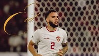 Calvin Verdonk mengucapkan Selamat Idulfitri dengan fotonya saat beraksi di lapangan. (Foto: dok.Instagram)
