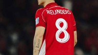 Eliano Reijnders mengucapkan Selamat Idulfitri dengan mengunggah foto mengenakan jersey Timnas saat melawan Bahrain. (Foto: dok.Instagram)