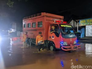 Belum Sehari Surut, Banjir Kembali Rendam Permukiman di Pasuruan Saat Lebaran