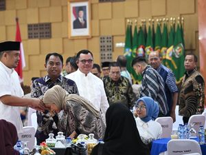 Gubsu Bobby Halalbihalal dengan Sejumlah Kepala Daerah di Sumut