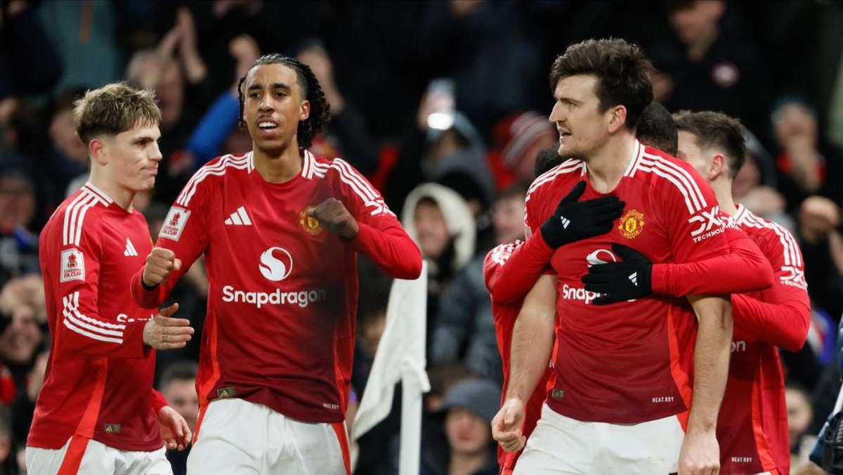 Head to head Lyon vs Man United, Setan Merah belum pernah tumbang. (Foto: Getty Images/Richard Sellers/Allstar)
