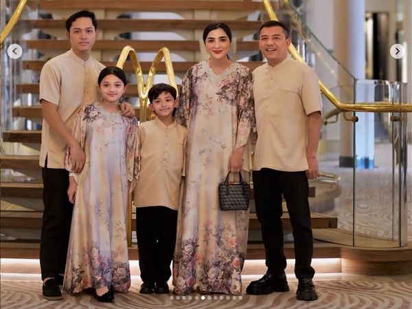 Foto: Gaya 7 Artis Lebaran di Luar Negeri, Ashanty Hingga Raline Shah