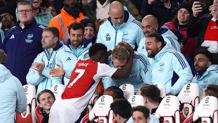 LONDON, ENGLAND - APRIL 1:  during the Premier League match between Arsenal FC and Fulham FC at Emirates Stadium on April 1, 2025 in London, England. (Photo by Jacques Feeney/Offside/Offside via Getty Images)