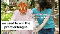 Fansnya masih harus terima nasib, MU yang ada saat ini bukanlah MU yang amat digdaya dulu...  Foto: dok. Internet/X (Twitter)
