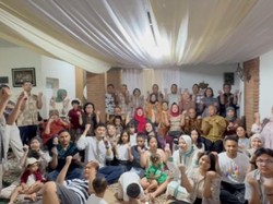 Lebaran di Semarang, Sri Mulyani Joget Velocity Bareng Keluarga