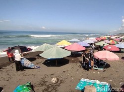 Pedagang-Pengelola Pantai Glagah Sebut Kunjungan Wisatawan Menurun