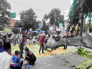 Kemensos Santuni 22 Korban Pohon Tumbang Saat Salat Id di Pemalang
