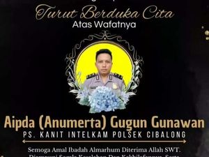 Selesai Bertugas, Aipda Gugun Gugur di Jalanan Tasikmalaya Selesai Bertugas, Aipda Gugun Gugur di Jalanan Tasikmalaya