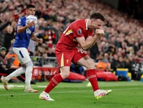 Video: Jota Kokohkan Liverpool di Puncak Klasemen Liga Inggris