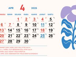Siap-siap Long Weekend Lagi! Ini Daftar Tanggal Merah Bulan April 2025