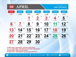 Tanggal Merah April 2025, Masih Ada 2 Hari Libur di Akhir Bulan
